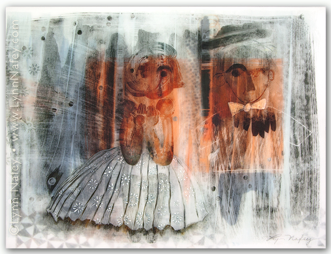 "Where Do We Go From Here" - Mixed Media Work by Lynn Nafey
