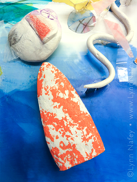 Lynn Nafey - "In The Deep End" - detail of sculptural element