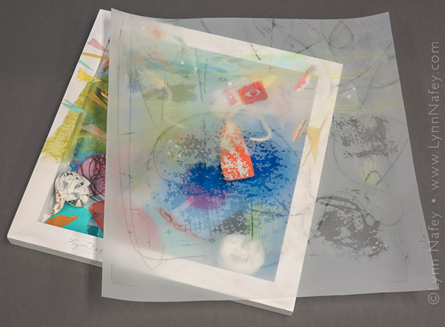 "In The Deep End" by Lynn Nafey showing split layers