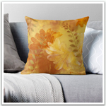 Throw pillow featuring artwork by Lynn Nafey